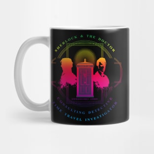 CONSULTING DETECTIVE & TIME TRAVEL INVESTIGATOR  RAINBOW VERSION Mug